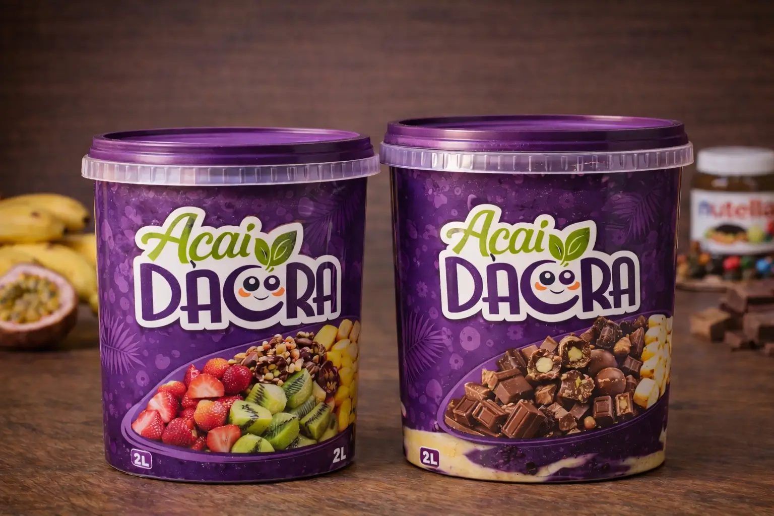 Mega Açaí 2 Litros Puro